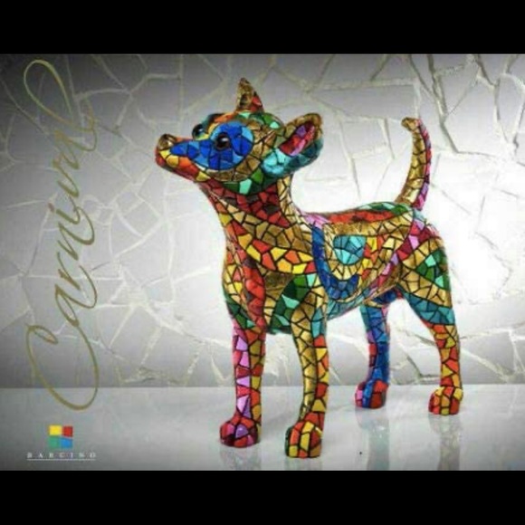 NWOT Barcino Carnival Chihuahua Figurine Resin Ceramic Hand Painted - Picture 4 of 6